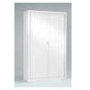 Armoire métallique a rideau​ haute blanche