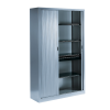 Armoire métallique couleur aluminium