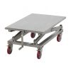 Table élévatrice mobile inox