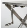 Table élévatrice inox mobile manuelle avec manivelle