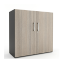 Photo : Armoire de bureau 2 portes​ battantes - Métal / Bois H.198 x L.80 cm
