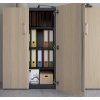 Intérieur de l'armoire à porte battante
