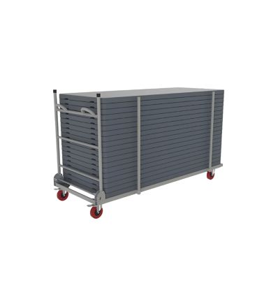 Chariot extensible fermé