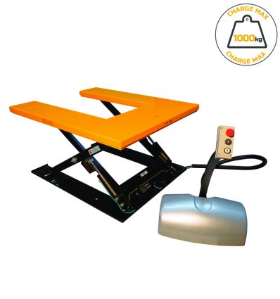 Table élévatrice électrique en u 1000 kg