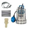 Pompe de relevage immergée en inox avec accessoire
