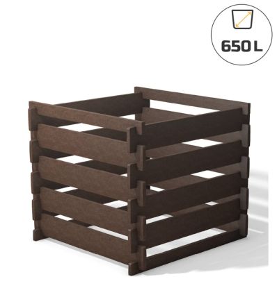 Composteur en plastique recyclé 650 L