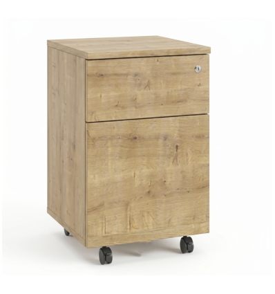 Caisson bureau professionnel premium 2 tiroirs