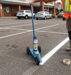 Mise en situation Traceur de ligne parking