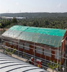 bâche toiture pvc