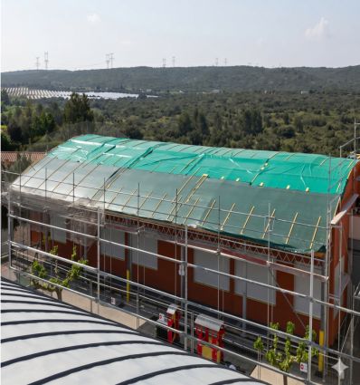 bâche toiture pvc
