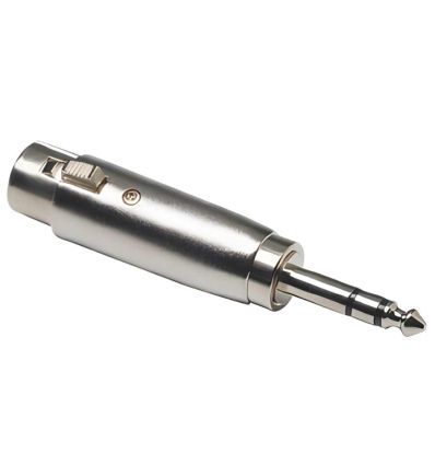 Adaptateur xlr vers jack - Connecteur femelle / mâle stéréo