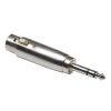 Adaptateur xlr vers jack - Connecteur femelle / mâle stéréo