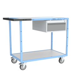 Servante établi mobile d'atelier​ 250 kg, 1 tiroir