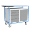 Servante d'atelier 4 tiroirs 250 kg