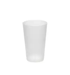 Verre 33 cl réutilisable plastique