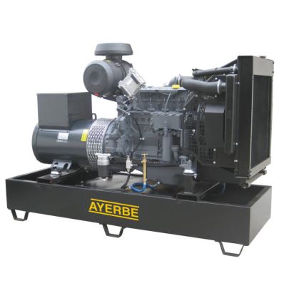Groupe électrogène 20 kva Lombardini sans capot - 120 L - Alternateur Linz