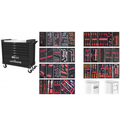 Servante mobile KS Tools complète​, 562 outils