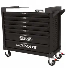 Servante KS Tools XL, 7 tiroirs, 562 ou 677 outils 
