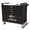 Servante KS Tools XL, 7 tiroirs, 562 ou 677 outils 