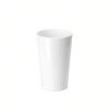 Verre blanc en plastique 33 cl
