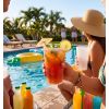 Verre cocktail plastique réutilisable