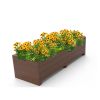 Jardinière en plastique recyclé 1800 x 600 x 480 mm