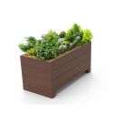 Photo : Jardinière en plastique recyclé L. 1000 x L. 480 x H. 480 mm
