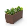 Jardinière en plastique recyclé 1000 x 480 x 480 mm