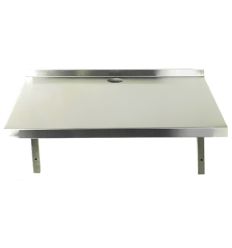 Etagere murale en inox pour micro onde