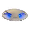 Plot de parking LED Ronde Inox Bleue