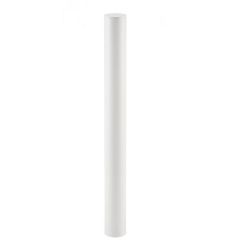 Potelet à mémoire de forme Plat Blanc RAL 9010
