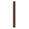Potelet à mémoire de forme Plat Brun chocolat RAL 8017
