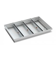 Bac de récupération pour Tapis d'accueil intérieur PMR antidérapant