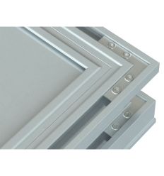 Zoom bac de récupération pour Tapis d'accueil intérieur PMR antidérapant
