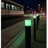 Mise en situation Potelet à mémoire de forme Plat avec tête photoluminescente