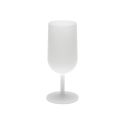 Photo : Verre à vin réutilisable Givré translucide - 18 cl - Sans personnalisation