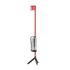 Support extincteur sur pied rouge - Haut
