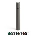 Photo : Potelet à mémoire de forme lumineux solaire 1 gorge Blanc pur RAL 9010 - 800 mm - Blanche