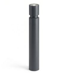 Potelet à mémoire de forme lumineux 1 gorge Gris anthracite RAL 7016