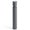 Potelet à mémoire de forme lumineux 1 gorge Gris ardoise RAL 7015