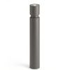 Potelet à mémoire de forme lumineux 1 gorge Gris fer RAL 7011
