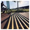 Ralentisseur pour vélos et trottinettes vu de côté