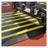 Ralentisseur pour vélos et trottinettes vu de près