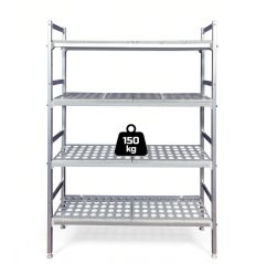 Rayonnage en aluminium pour cuisine professionnelle