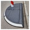 Ilot de circulation en caoutchouc