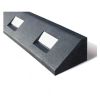 Bordure de circulation élastique plate noire