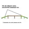 Kit Complet Glissière de Sécurité en Bois et Métal