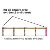 Kit Complet Glissière de Sécurité en Bois et Métal