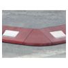 Bordure de circulation élastique angle rouge