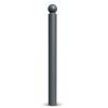 Potelet boule à mémoire de forme Gris ardoise RAL 7015